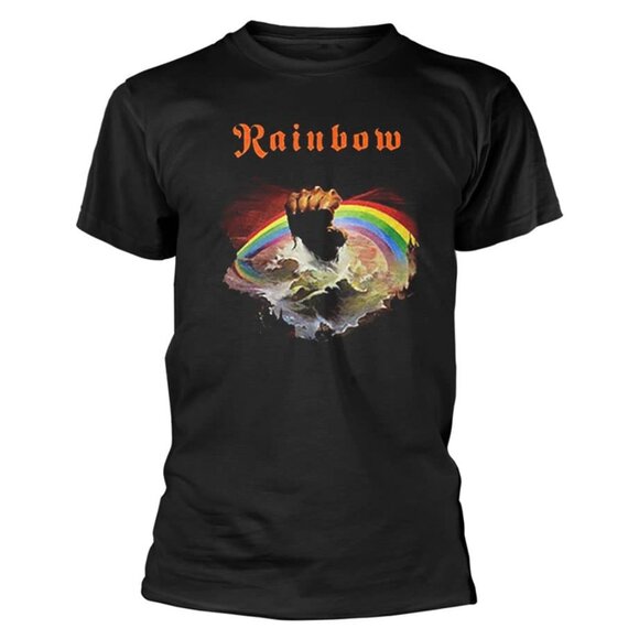 Samantha S Other - Rainbow Rising Classic Graphic Band T-Shirt Vintage Rock Tee 90